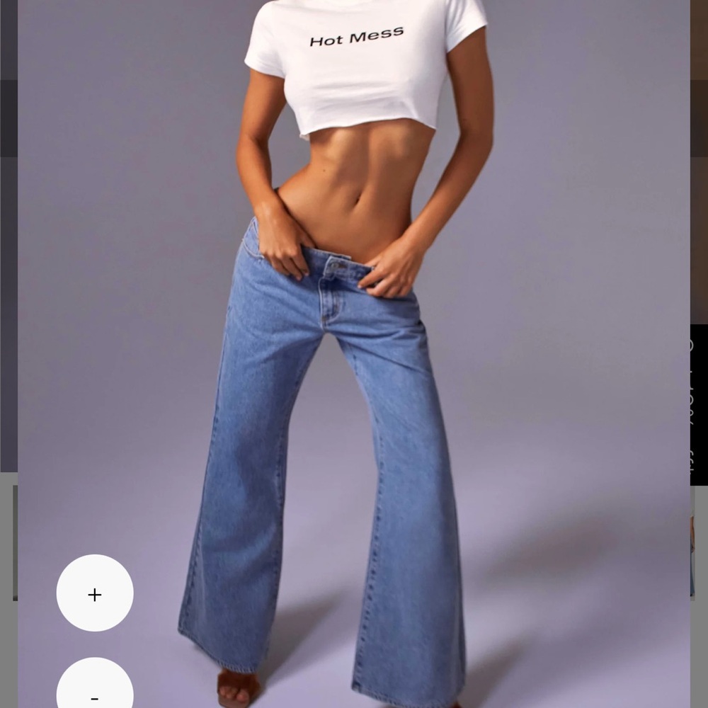 Abrand low rise Flared Jeans